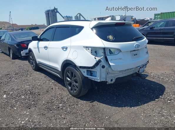 5XYZWDLA7HG456472 2017 HYUNDAI SANTA FE SPORT Белый Задняя левая четверть