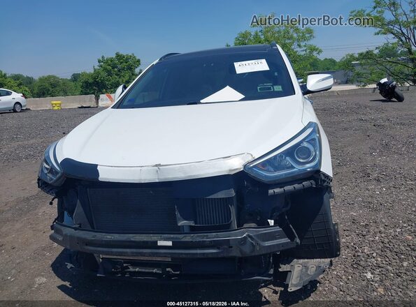 5XYZWDLA7HG456472 2017 HYUNDAI SANTA FE SPORT Белый Вид щитка приборов