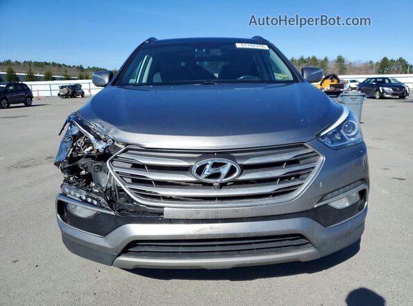 5XYZWDLA8HG501726 2017 HYUNDAI SANTA Серый Вид спереди