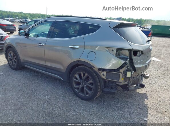 5XYZWDLAXHG435583 2017 HYUNDAI SANTA FE SPORT Brown Задня ліва чверть