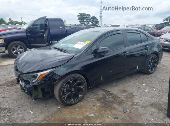 5YFB4MCE4SP218687 2025 TOYOTA COROLLA Черный Передняя левая четверть