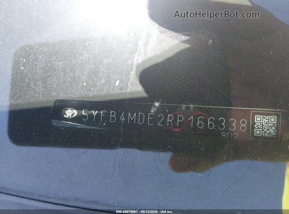 5YFB4MDE2RP166338 2024 TOYOTA LL Silver Engine compartment view