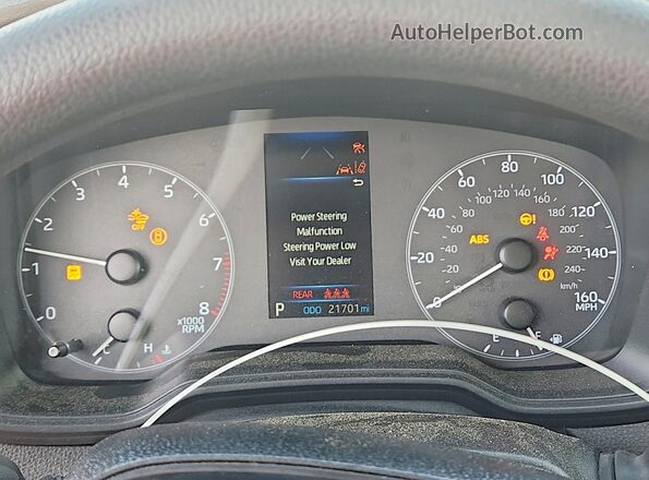 5YFB4MDE2SP323825 2025 TOYOTA COROLLA White Vista del cuadro de instrumentos