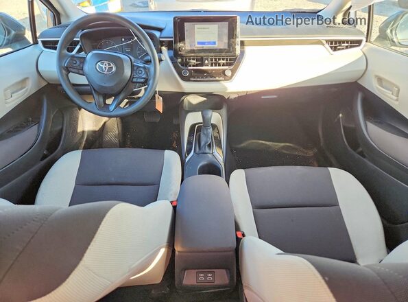5YFB4MDE3SP347325 2025 TOYOTA COROLLA Blue Dashboard view