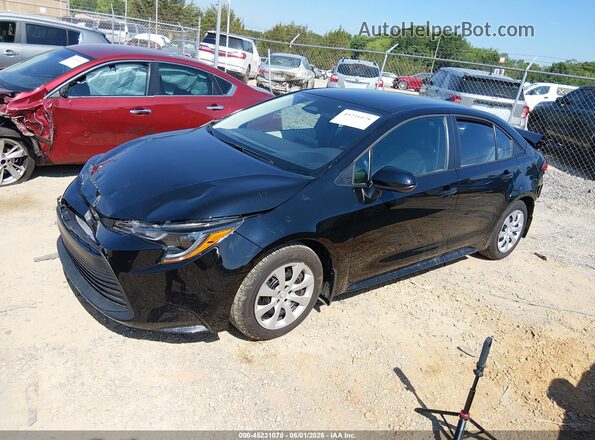 5YFB4MDE4SP274658 2025 TOYOTA COROLLA Black წინა მარცხენა ხედი სამი მეოთხედიდან