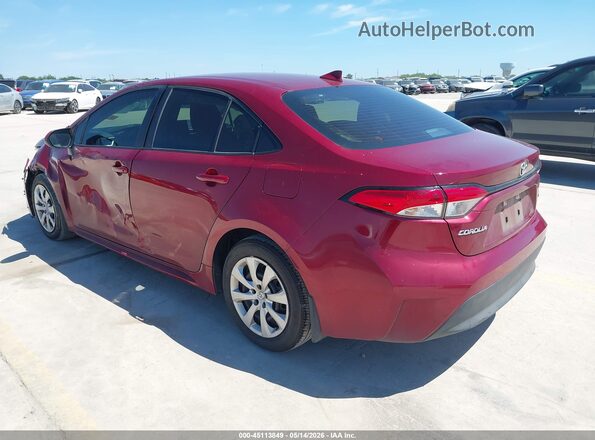 5YFB4MDE5SP281599 2025 TOYOTA COROLLA Red Հետևի ձախ