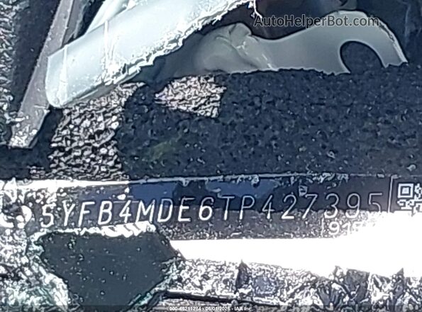 5YFB4MDE6TP427395 2026 TOYOTA COROLLA Белый 