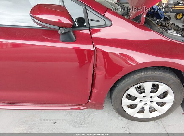 5YFB4MDE7PP005366 2023 TOYOTA COROLLA Burgundy Vista frontal