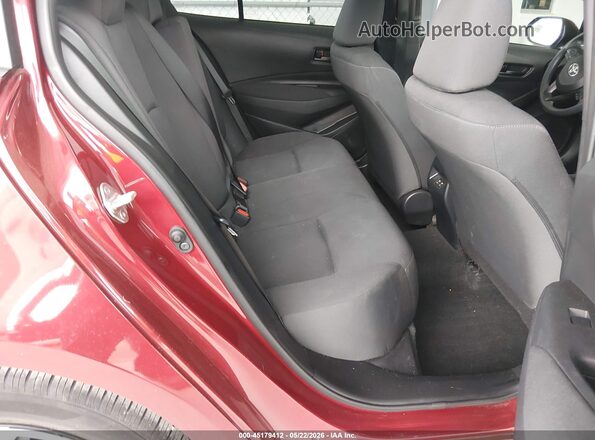 5YFB4MDE7PP005366 2023 TOYOTA COROLLA Burgundy Vista de la etiqueta del VIN