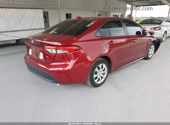 5YFB4MDE7PP005366 2023 TOYOTA COROLLA Burgundy Trasero derecho