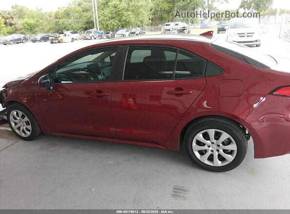 5YFB4MDE7PP005366 2023 TOYOTA COROLLA Burgundy Vista interior de 360 grados