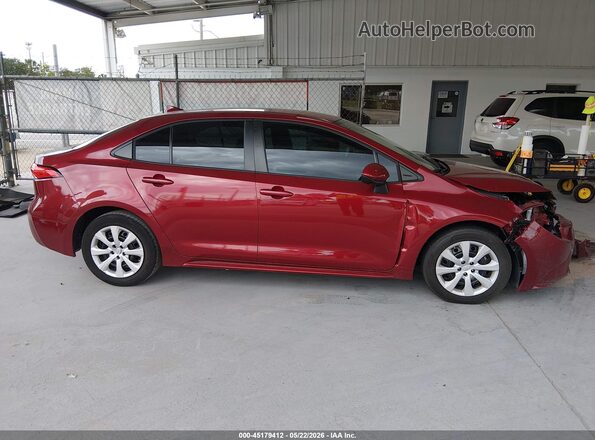 5YFB4MDE7PP005366 2023 TOYOTA COROLLA Burgundy Vista interior trasera