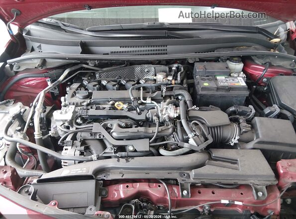 5YFB4MDE7PP005366 2023 TOYOTA COROLLA Burgundy Vista trasera