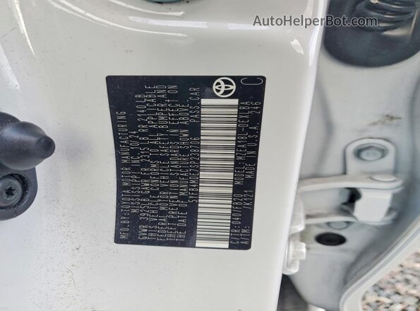 5YFB4MDE7SP238706 2025 TOYOTA COROLLA White 
