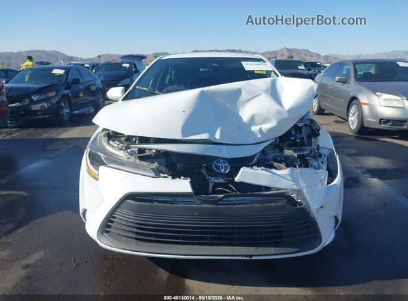 5YFB4MDE7SP265419 2025 TOYOTA COROLLA White Widok zestawu wskaźników
