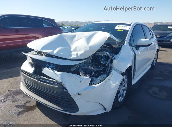 5YFB4MDE7SP265419 2025 TOYOTA COROLLA White Widok z przodu
