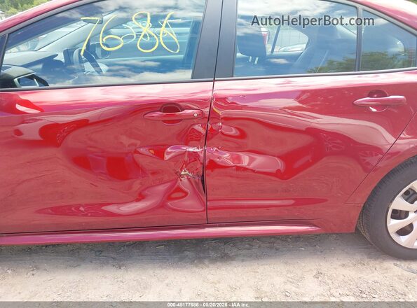 5YFB4MDEXSP238893 2025 TOYOTA COROLLA Red Vista frontal
