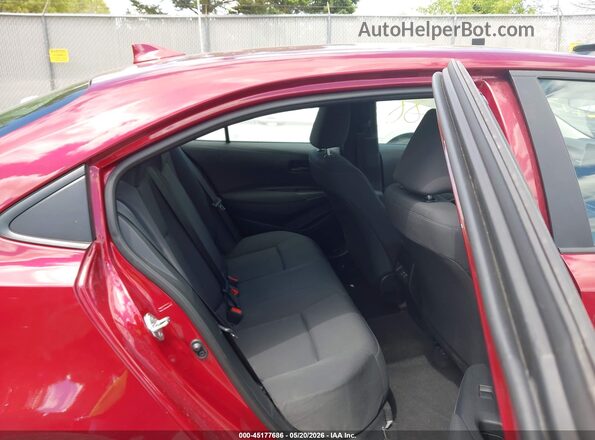 5YFB4MDEXSP238893 2025 TOYOTA COROLLA Red Vista de la etiqueta del VIN