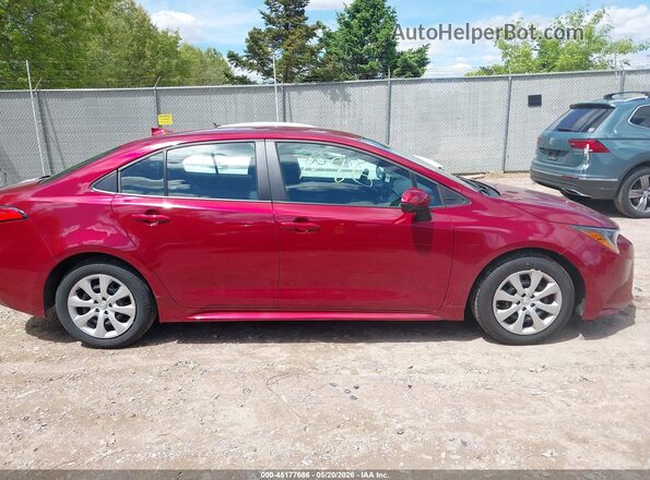 5YFB4MDEXSP238893 2025 TOYOTA COROLLA Red Vista interior trasera