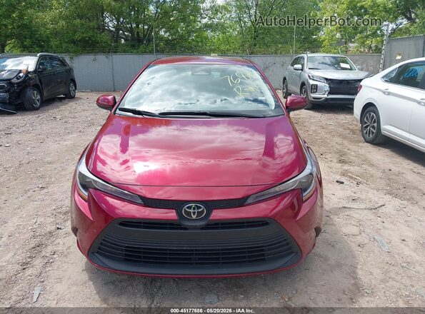 5YFB4MDEXSP238893 2025 TOYOTA COROLLA Red Vista del cuadro de instrumentos