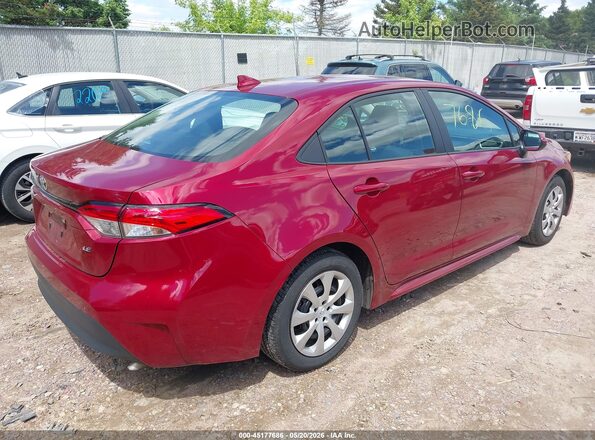 5YFB4MDEXSP238893 2025 TOYOTA COROLLA Red Trasero derecho
