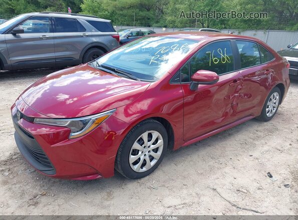 5YFB4MDEXSP238893 2025 TOYOTA COROLLA Red Vista tres cuartos delantera izquierda