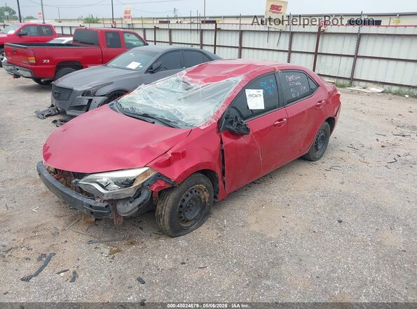 5YFBURHE2GP398359 2016 TOYOTA LL Красный Передняя левая четверть