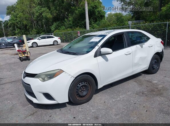 5YFBURHE2GP410414 2016 TOYOTA COROLLA White Vista tres cuartos delantera izquierda