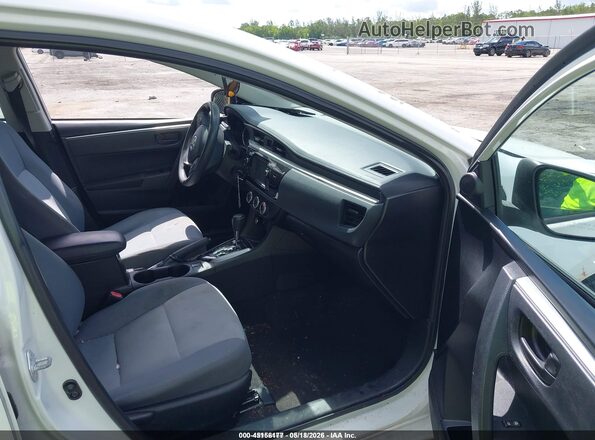5YFBURHE2GP410414 2016 TOYOTA COROLLA White Vista interior delantera