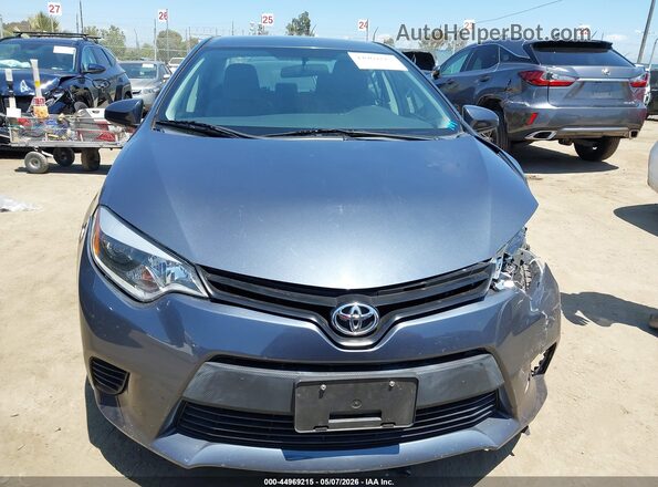 5YFBURHE2GP523263 2016 TOYOTA LL Gray Vista del cuadro de instrumentos