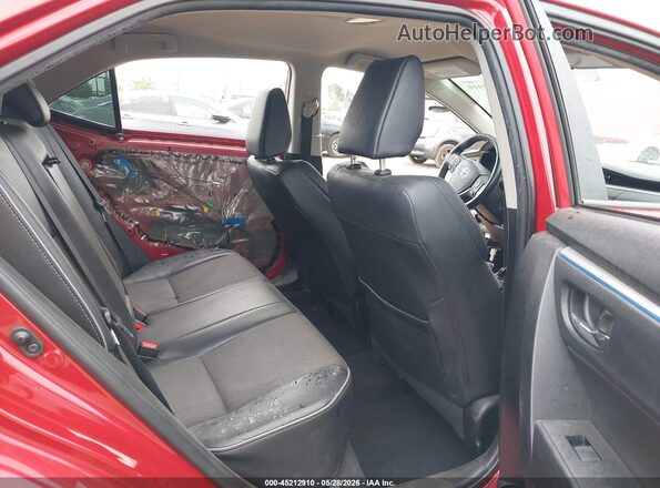5YFBURHE3GP418618 2016 TOYOTA COROLLA Red VIN კოდის სტიკერის ხედი