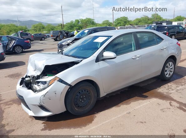 5YFBURHE3GP439677 2016 TOYOTA COROLLA Gray Առջևի ձախ երեք քառորդ տեսարան