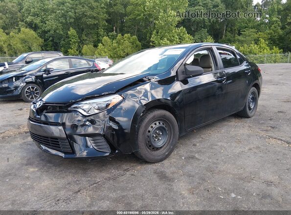 5YFBURHE4GP372443 2016 TOYOTA COROLLA Черный 