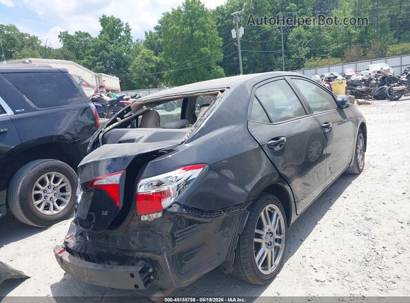 5YFBURHE4GP379571 2016 TOYOTA COROLLA Черный Задняя правая четверть