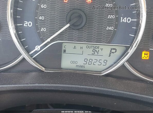 5YFBURHE4GP379571 2016 TOYOTA COROLLA Черный 
