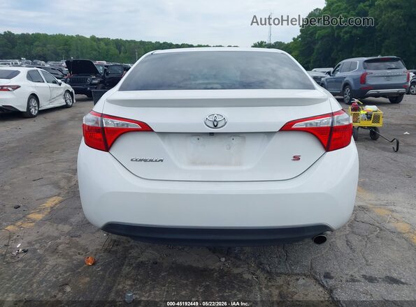 5YFBURHE4GP386150 2016 TOYOTA COROLLA White 