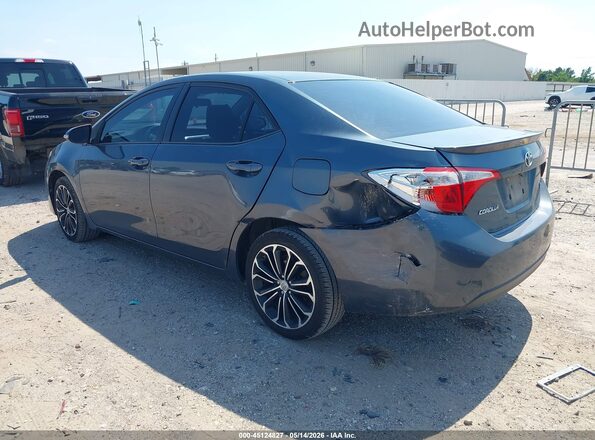 5YFBURHE4GP461347 2016 TOYOTA COROLLA Серый Задняя левая четверть