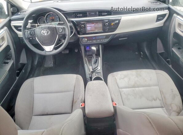 5YFBURHE4GP516671 2016 TOYOTA COROLLA Blue წინა პანელის ხედი