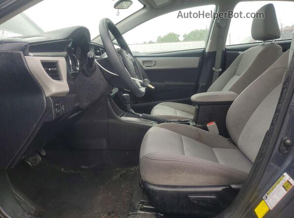5YFBURHE4GP516671 2016 TOYOTA COROLLA Blue წინა სალონის ხედი