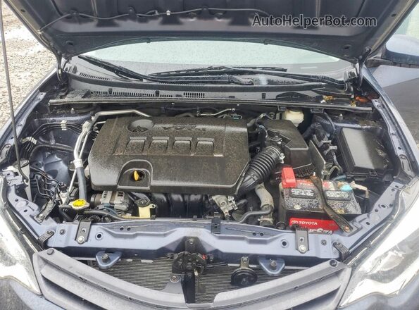 5YFBURHE4GP516671 2016 TOYOTA COROLLA Blue უკანა სალონის ხედი