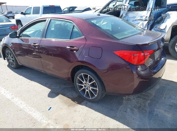 5YFBURHE4HP594899 2017 TOYOTA COROLLA Burgundy 