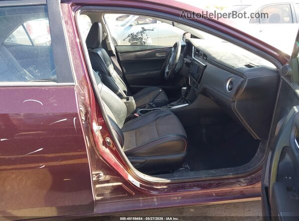 5YFBURHE4HP594899 2017 TOYOTA COROLLA Burgundy 