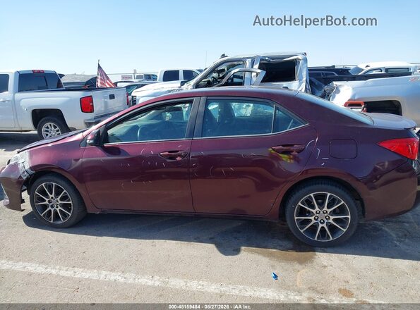 5YFBURHE4HP594899 2017 TOYOTA COROLLA Burgundy 
