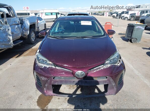 5YFBURHE4HP594899 2017 TOYOTA COROLLA Burgundy 