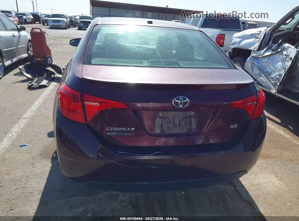 5YFBURHE4HP594899 2017 TOYOTA COROLLA Burgundy 