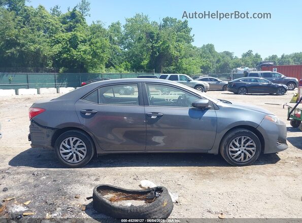 5YFBURHE4KP932180 2019 TOYOTA COROLLA Gray Widok wnętrza z tyłu