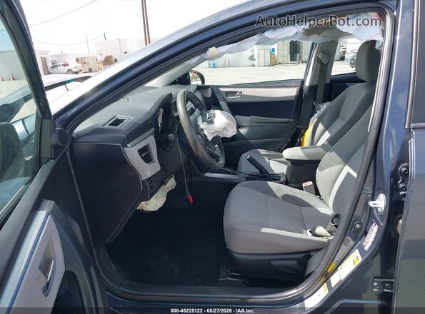 5YFBURHE5GP403134 2016 TOYOTA COROLLA Gray Front interior view