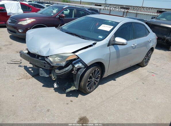 5YFBURHE8GP524577 2016 TOYOTA COROLLA Silver Передня ліва чверть