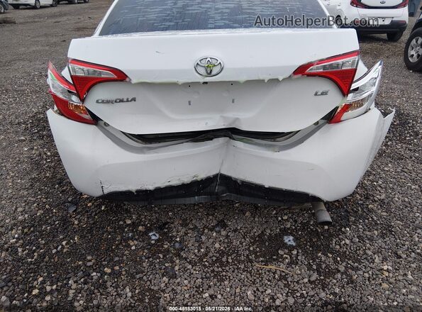 5YFBURHE9GP422382 2016 TOYOTA COROLLA Белый Вид спереди