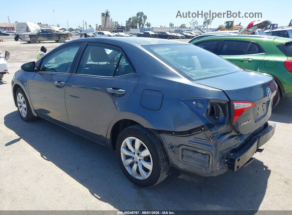 5YFBURHEXGP542403 2016 TOYOTA COROLLA Gray Задня ліва чверть